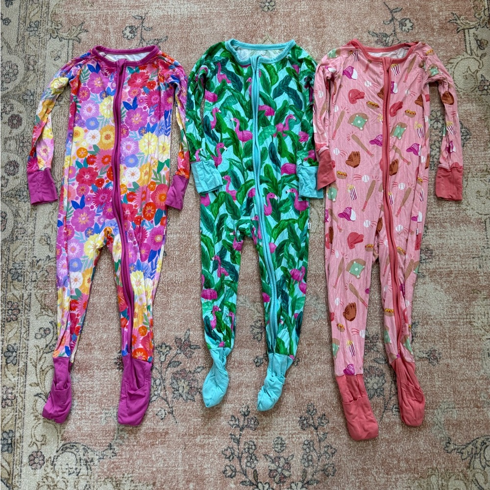 Little Sleepies Bamboo Zippy Pajama Bundle